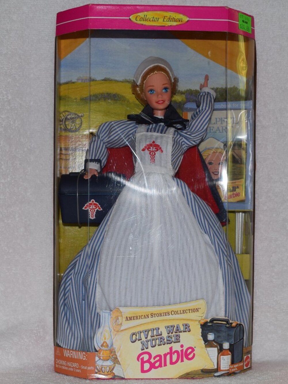 1995 Civil War Nurse American Stories Collection Barbie Doll 1995 Mattel NEW